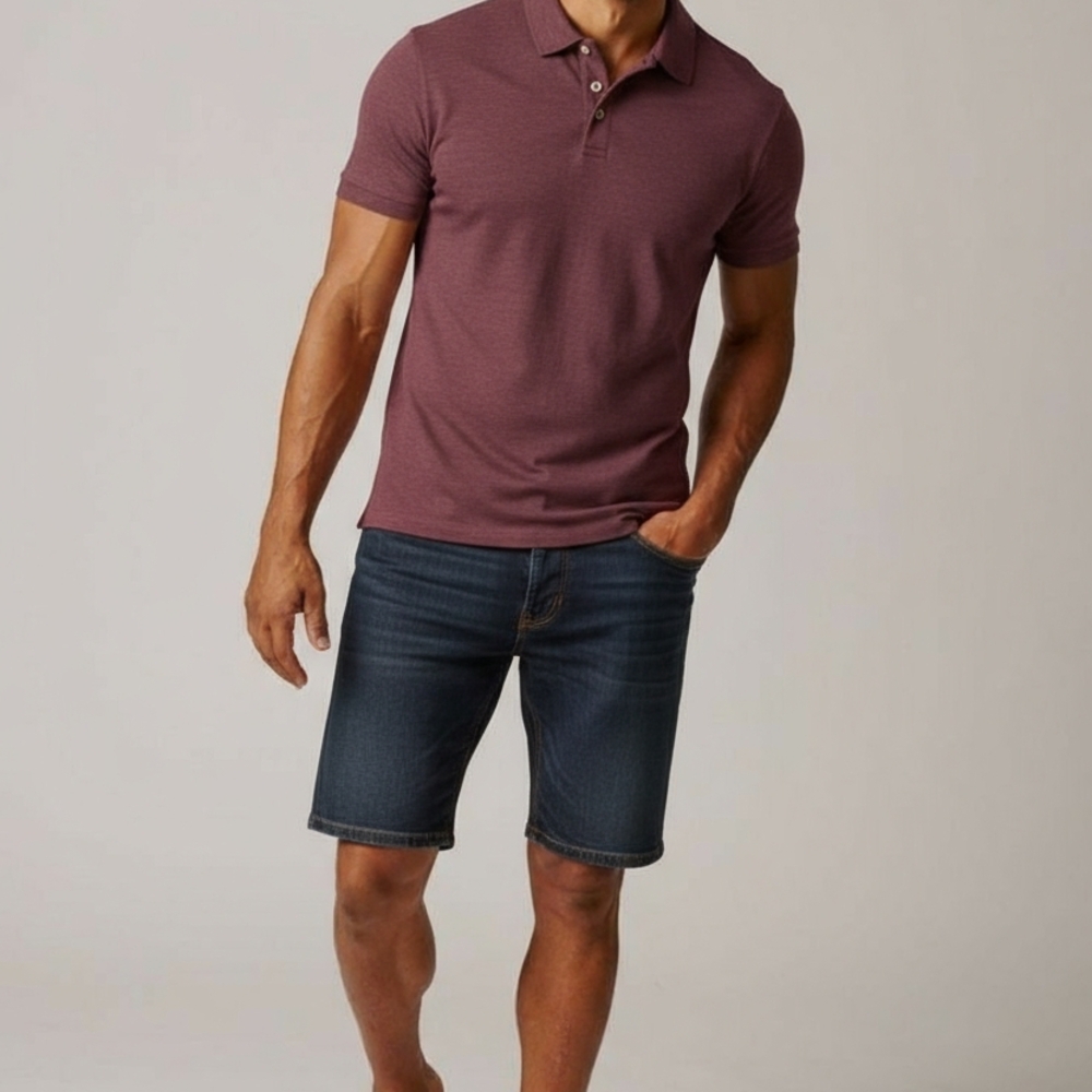 Toad&Co Burgundy Polo Shirt